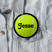 プレイヤーとファンのためのカスタマイズ可能な文字テニスボール 缶バッジ (インサイチュ)