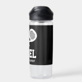 プレイヤーとファンのためのパデルスポーツ水ボトル ウォーターボトル (背面)