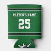 プレイヤーのための安いホッケーギフトあなたの色，文字 缶クーラー (裏面)