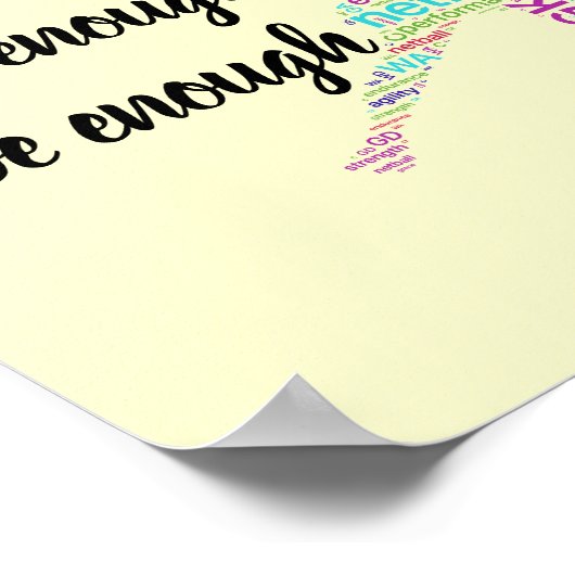 プレイヤーの位置とやる気を起こさせるネットボール引用文 ポスター (角)