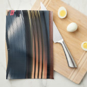 プレイヤーをアクションに記録 キッチンタオル (四つ折り)