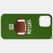 プレイヤー名と番号のパーソナライズカッコいいサッカーL Case-Mate iPhoneケース (裏面 (横))