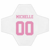 プレイヤー名と番号 サッカーボール (フラット)