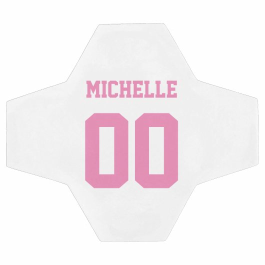 プレイヤー名と番号 サッカーボール (フラット)