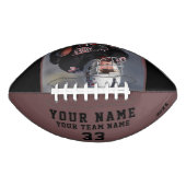 プレイヤー名番号チームフォト アメリカンフットボール (正面)