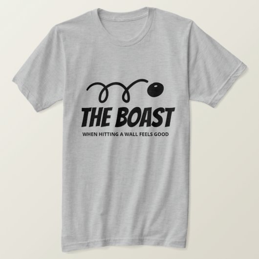 プレイヤー向けの面白いスカッシュ名言Tシャツ Tシャツ (デザイン正面)