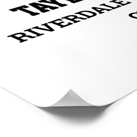 プレイヤー番号30シニアスポーツチーム写真コラージュ ポスター (角)