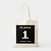 プレイヤー1ゲーマーデザイン トートバッグ (正面)