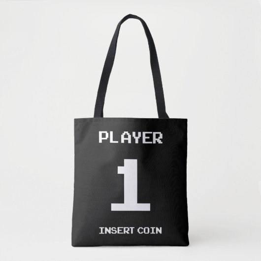 プレイヤー1ゲーマーデザイン トートバッグ (正面)