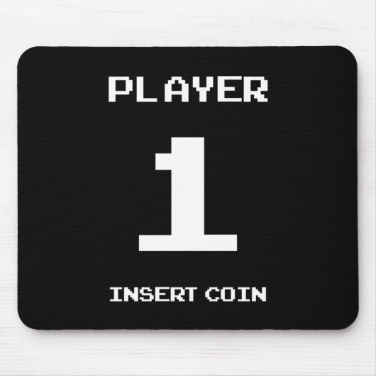 プレイヤー1ゲーマーデザイン マウスパッド (正面)