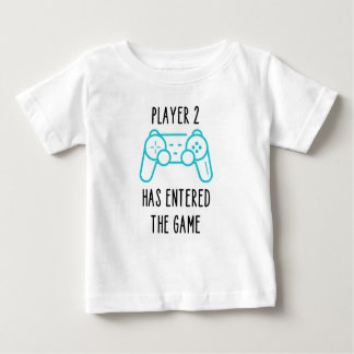 プレイヤー2がゲームに参加 – ベビー発表Tee ベビーTシャツ