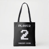 プレイヤー2ゲーマーデザイン トートバッグ (正面)