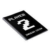 プレイヤー2ゲーマーデザイン ノートブック (右側)