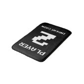 プレイヤー2ゲーマーデザイン バスマット (アングル)