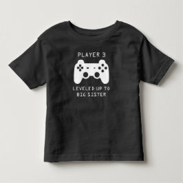 プレイヤー3がお兄さん/お姉さんにレベルアップしました トドラーTシャツ