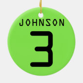 プレイヤー3がゲームに参加した セラミックオーナメント (裏面)