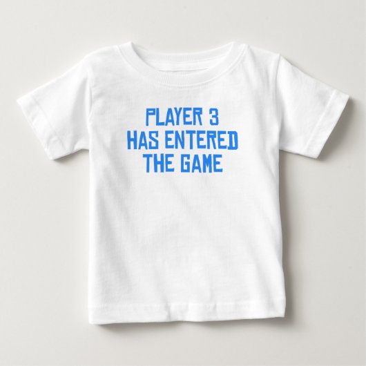プレイヤー3がゲームに参加した ベビーTシャツ (正面)