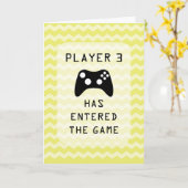 プレイヤー3がゲームの妊娠発表に参加 カード (黄色い花)