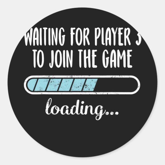 プレイヤー3がゲームロードに参加するのを待っている ラウンドシール (正面)