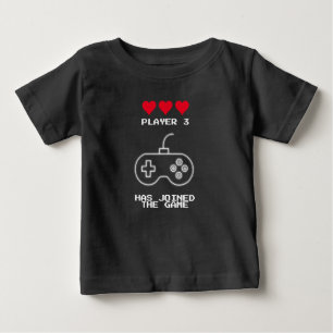 プレイヤー3はゲームマッチングの衣装に参加した ベビーTシャツ