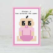 プレイヤー3入場ゲームベビーガール到着カード 招待状 (スタンド正面)