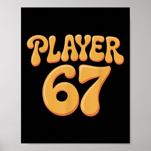 プレイヤー67 アルファスラング世代 67番目 ナンバー67 ポスター (正面)
