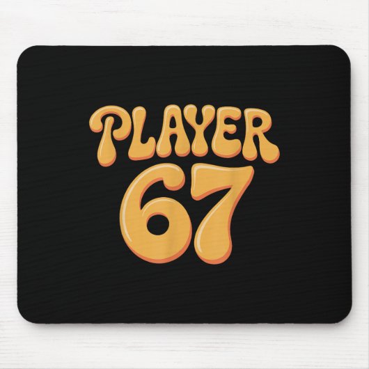 プレイヤー67 アルファスラング世代 67番目 ナンバー67 マウスパッド (正面)