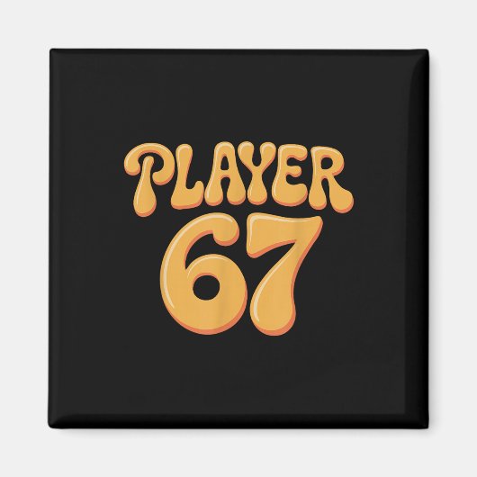 プレイヤー67 アルファスラング世代 67番目 67 マグネット (正面)