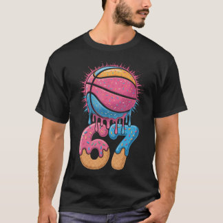 プレイヤー67 ナンバー67 バスケットボール アイスクリーム Tシャツ