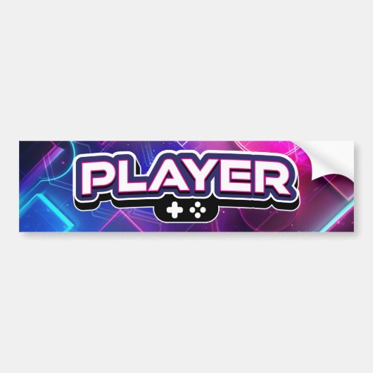 プレイヤー バンパーステッカー (正面)