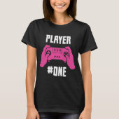 プレイヤー#ワン ゲーミング Tシャツ (正面)