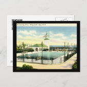 プレイランド、ライ、ニューヨークヴィンテージ ポストカード (正面/裏面)