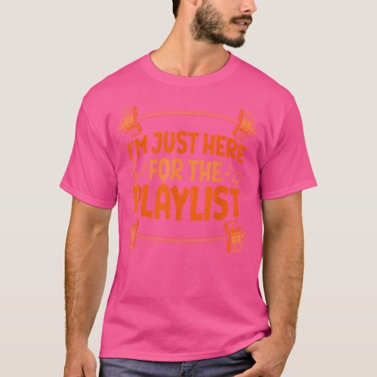プレイリストのトレーニングGy Tシャツ (正面)