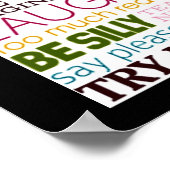 プレイルームルールポスター ポスター (角)