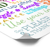 プレイルームルールポスター ポスター (角)