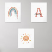 プレイルーム子供部屋ウォールアートデコールボホ (正面)