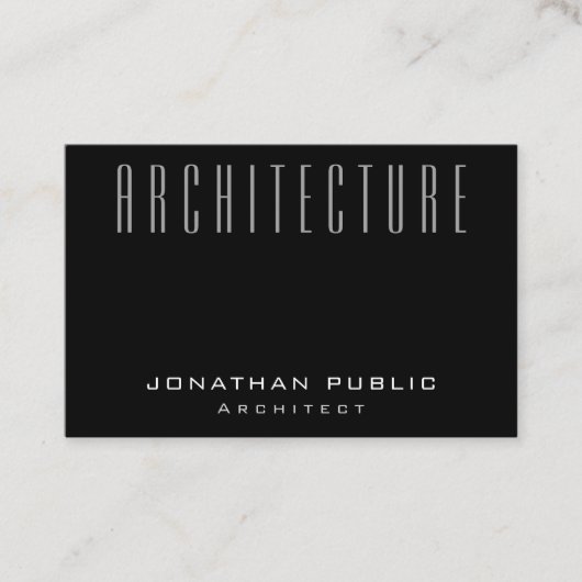 プレインアーキテクモダンチャクエレガントラリ 名刺 (正面)