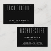 プレインアーキテクモダンチャクエレガントラリ 名刺 (正面/裏面)