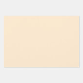 プレインアーモンドウッド木材タンシェード3トーン ラッピングペーパーシート (正面)