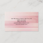 プレインエレガントピモダンンクのミニマル 名刺 (裏面)