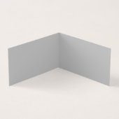 プレインエレガントブルーグレーミニマルデザイン 名刺 (内部)