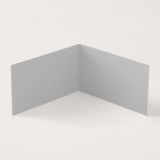 プレインエレガントブルーグレーミニマルデザイン 名刺 (内部)