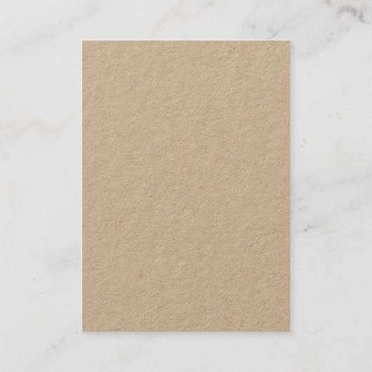 プレインクラフトネックレスチャームペンダントホルダーディスプレイ 名刺 (裏面)