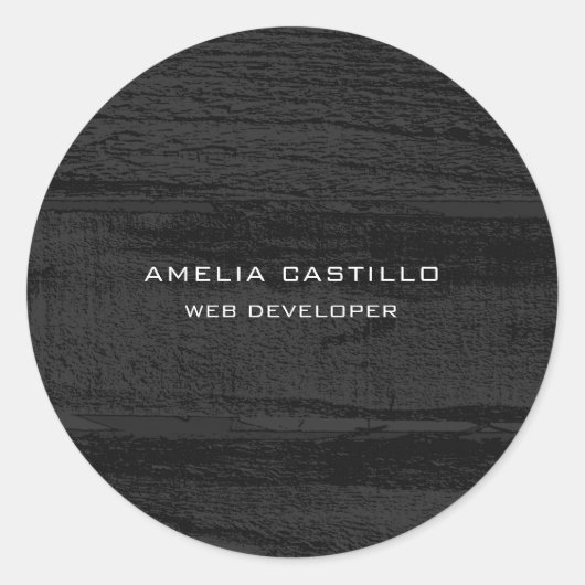 プレイングエレガントレーウッドデザインミニマルモダンリスト ラウンドシール (正面)