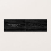 プレイングエレガントレーウッドデザインミニマルモダンリスト 名刺 (外部フラット)