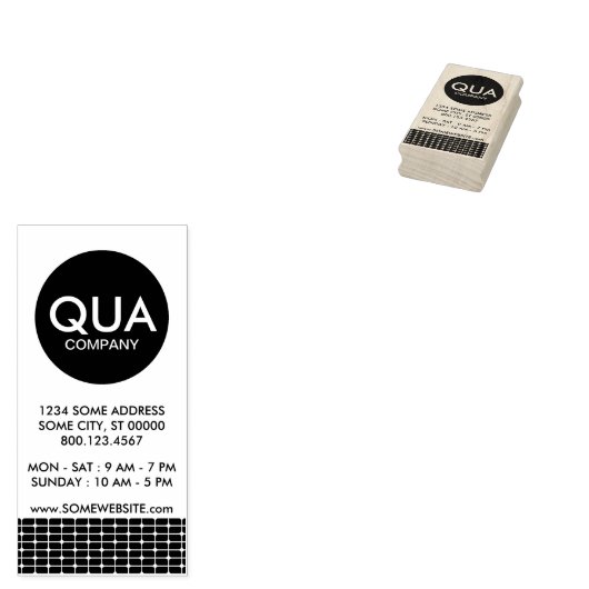 プレイングリッド会社の名刺 ラバースタンプ (押印)