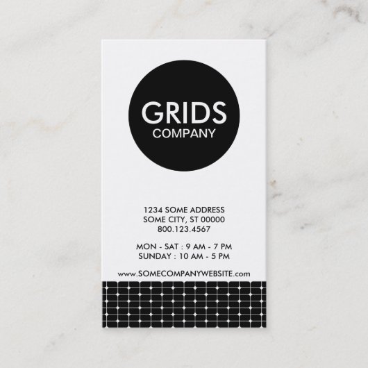 プレイングリッド会社 名刺 (正面)