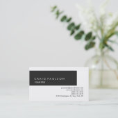 プレイングレーホワイトプロフェッショナル名刺 名刺 (スタンド正面)