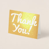 プレインゴールドフォイル「ありがとう！」 カード (正面)