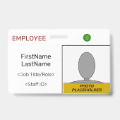 プレインスタッフメンバーIDバッジ バッジ (Back)